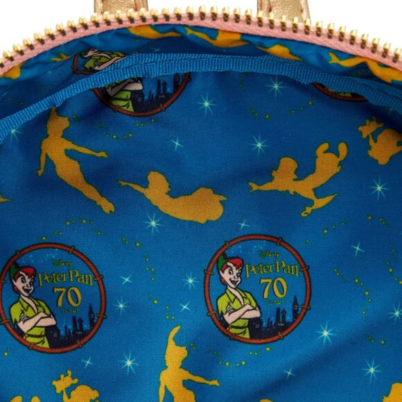 Peter Pan Loungefly 70th Anniversary You Can Fly Mini Backpack - NWT - Picture 7 of 7